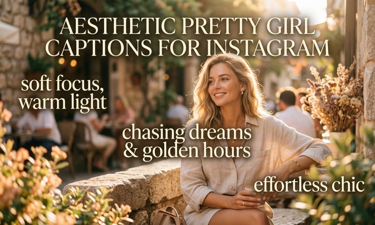 Aesthetic Pretty Girl Captions for Instagram