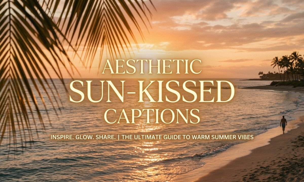 Aesthetic Sun-Kissed Captions