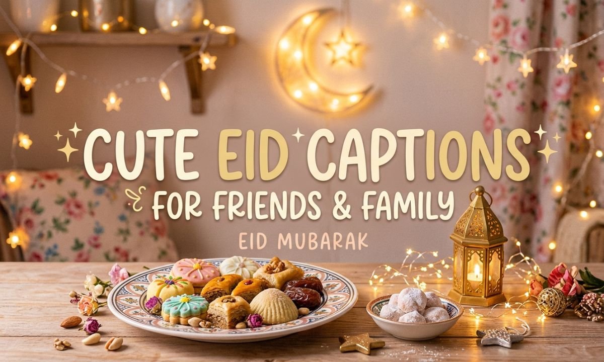 Cute Eid Captions for Friends and Family