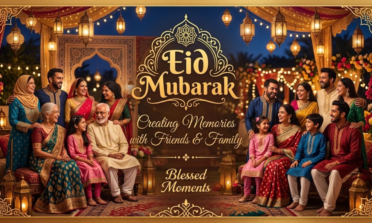 Eid Celebration Captions with Friends and Family