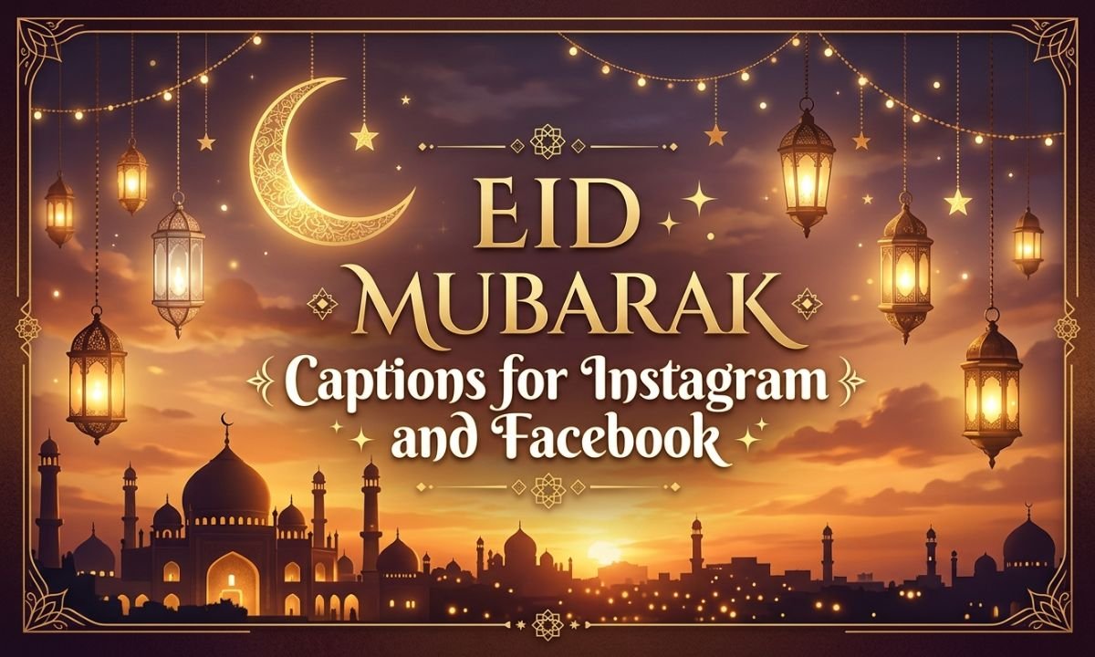Eid Mubarak Captions for Instagram and Facebook