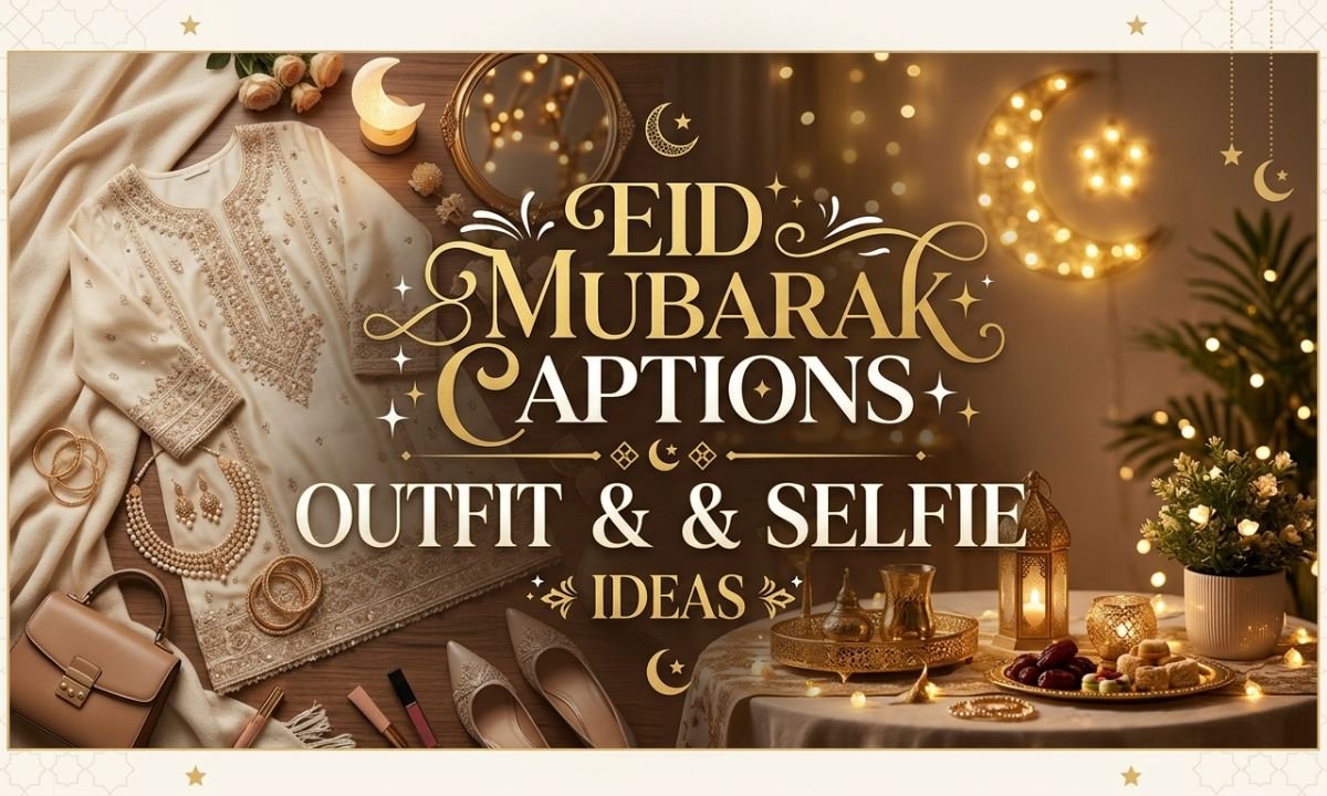 Eid Mubarak Captions for Selfies and Eid Outfit Photos