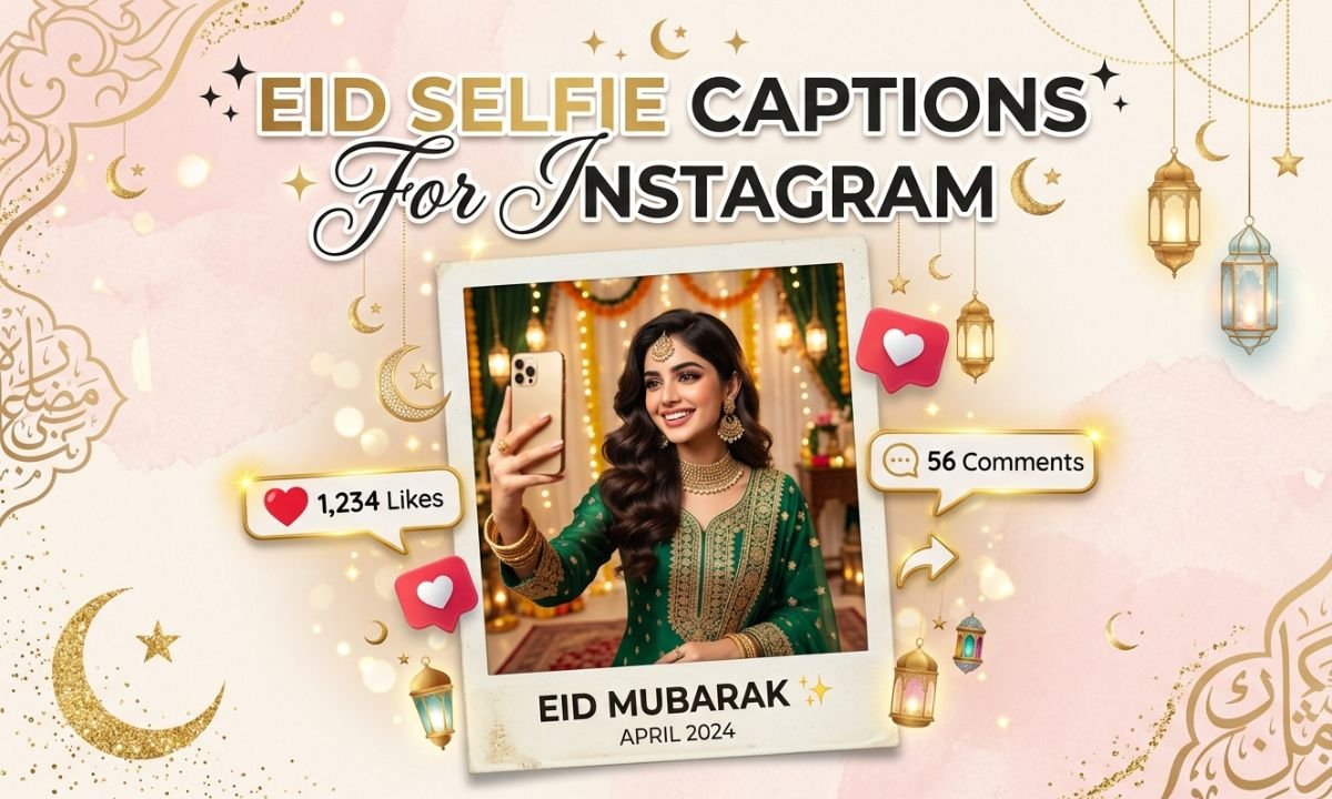 Eid Selfie Captions for Instagram