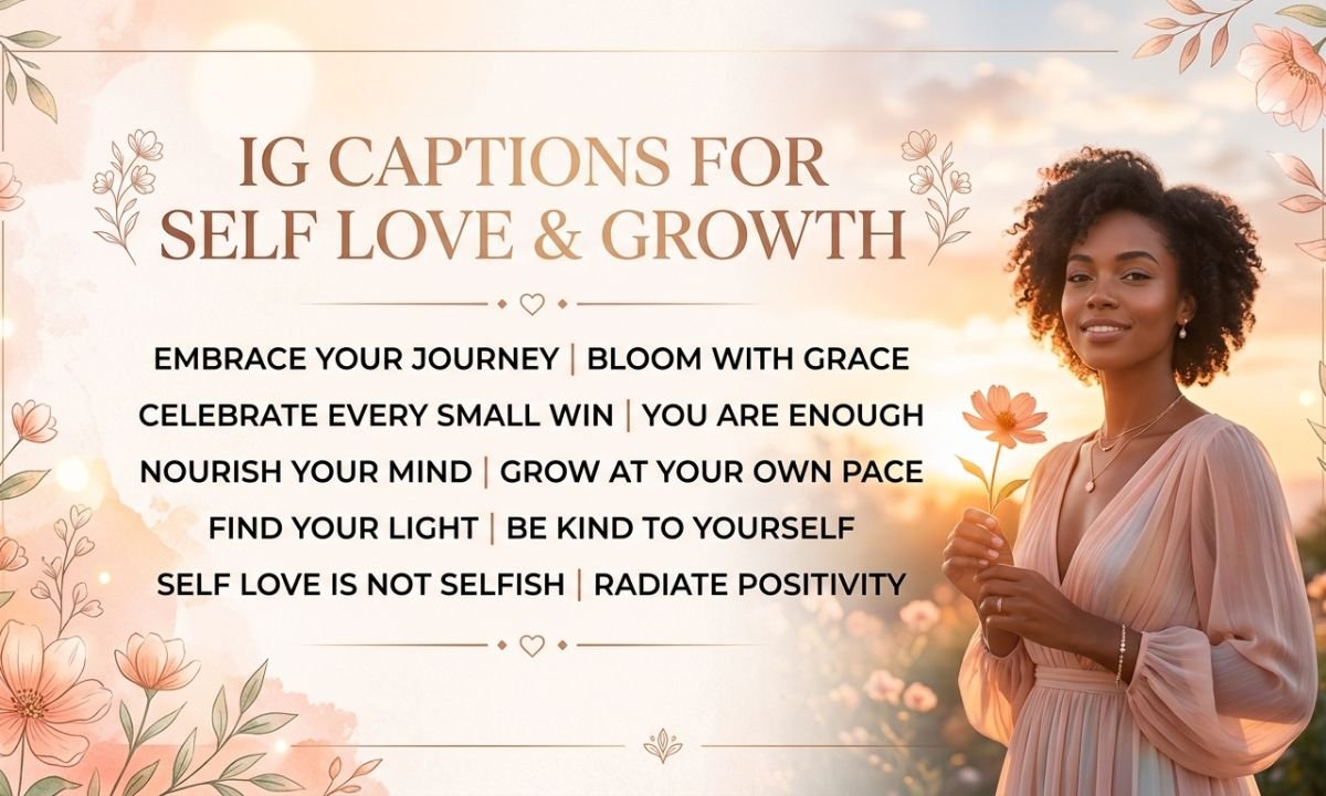 IG Captions for Self Love & Growth
