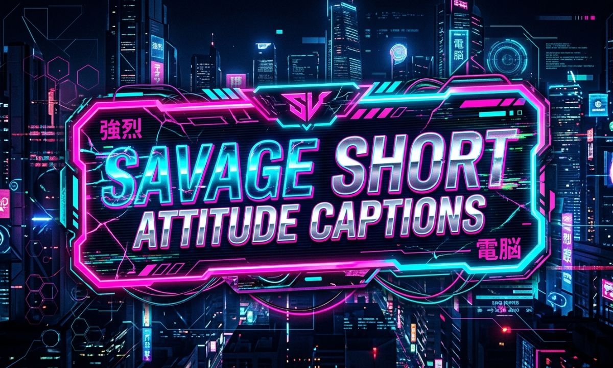 Savage Short Attitude Captions