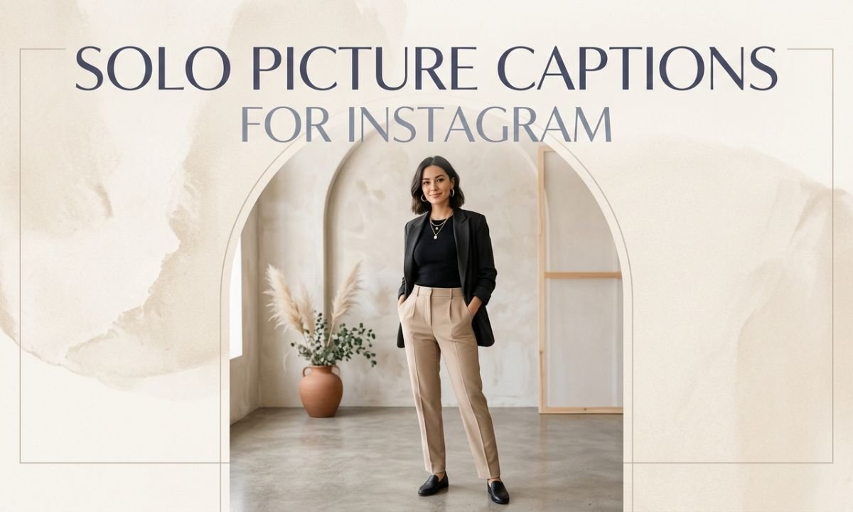 Solo Picture Captions for Instagram