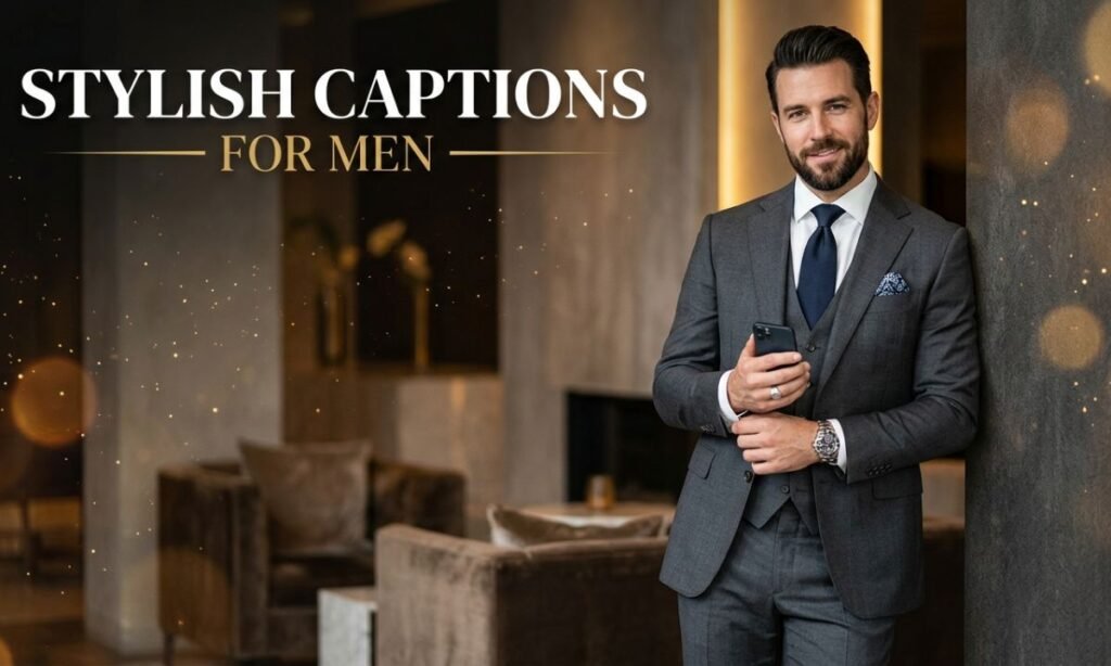Stylish Captions for Men 👔✨