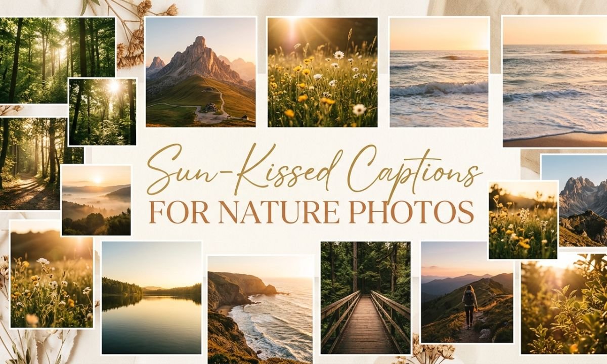 Sun-Kissed Captions For Nature Photos