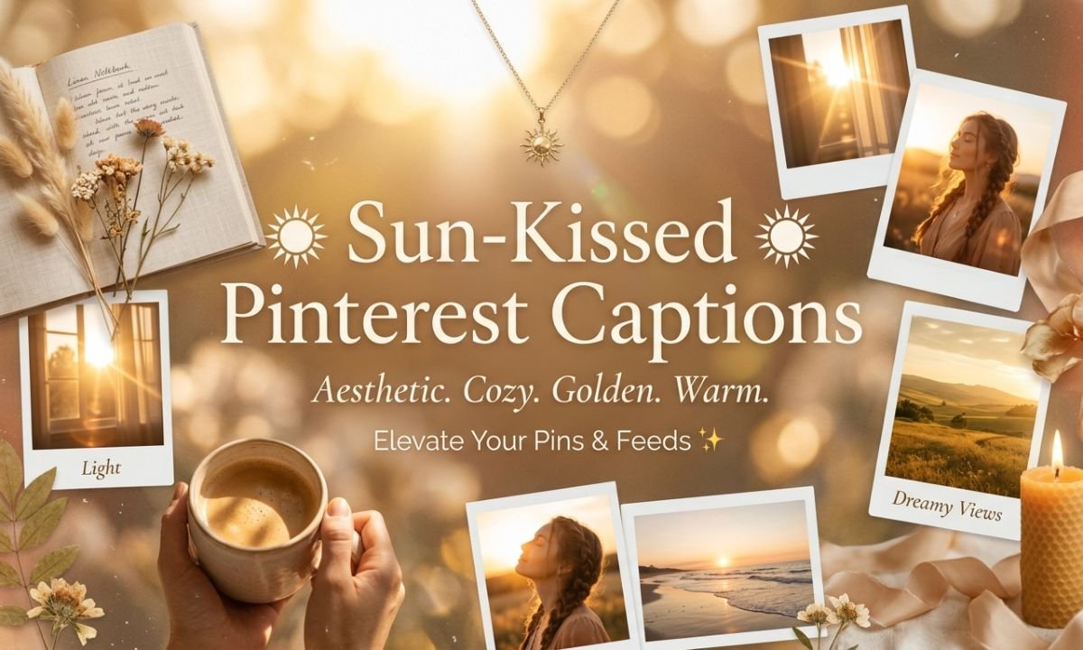 Sun-Kissed Pinterest Captions