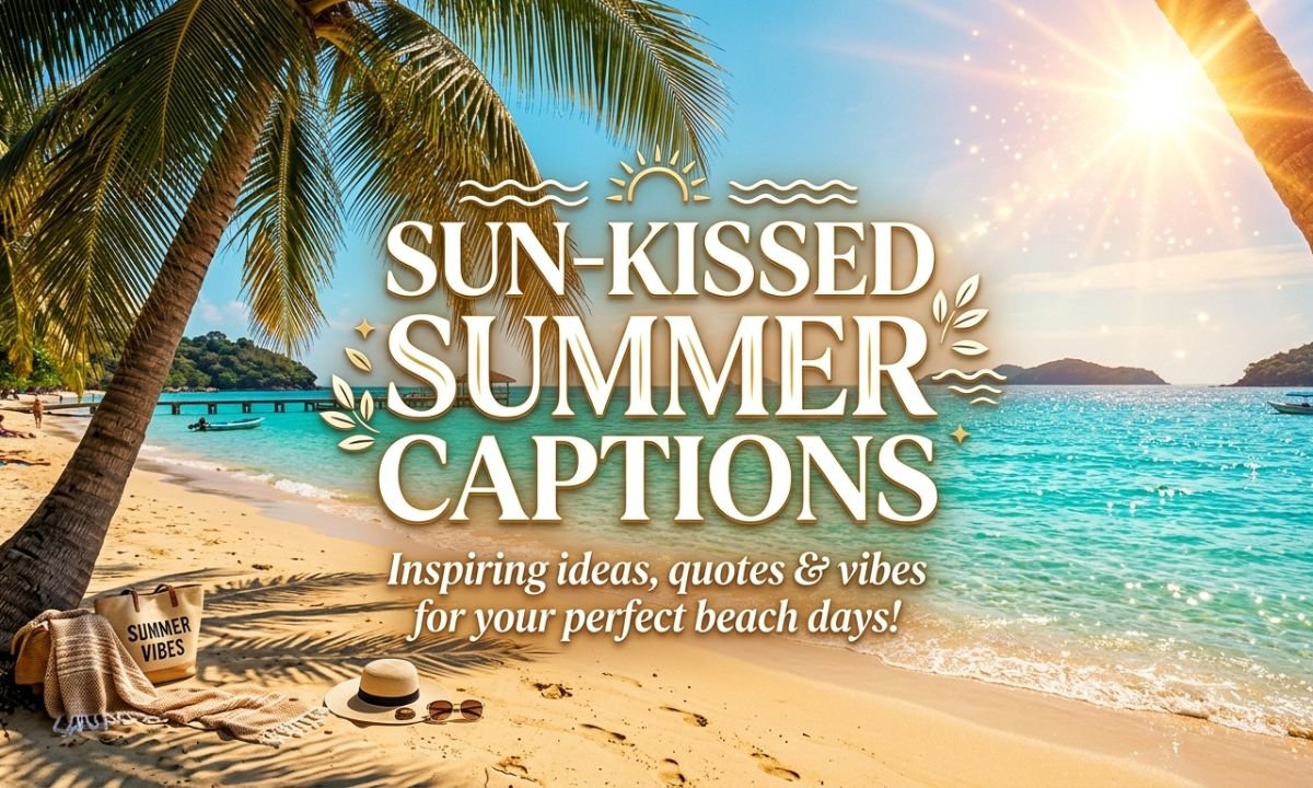 Sun-Kissed Summer Captions