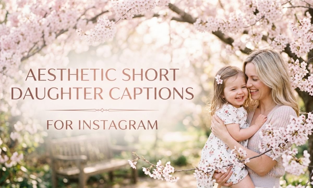 🌸 Aesthetic Short Daughter Captions for Instagram