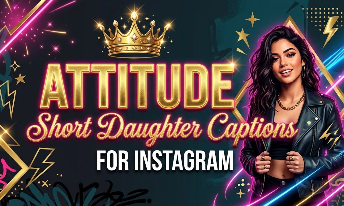 👑 Attitude Short Daughter Captions for Instagram (1)