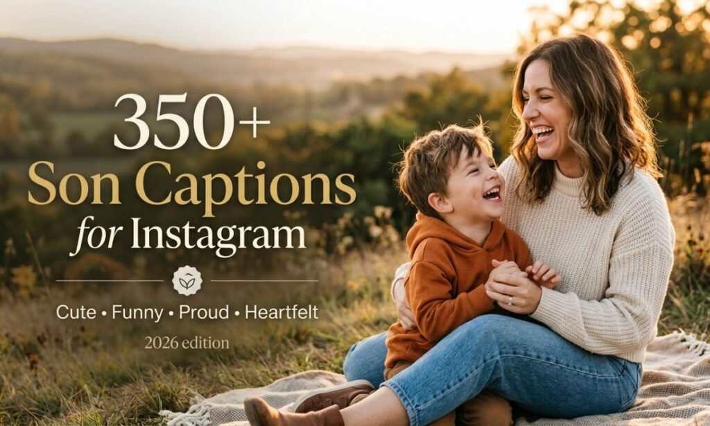 350+ Son Captions for Instagram (2026) – Cute, Funny, Proud & Heartfelt Quotes