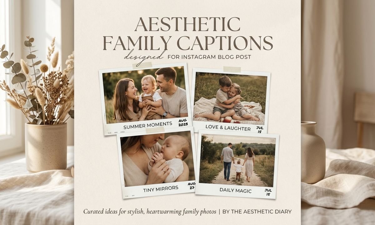 Aesthetic Family Captions