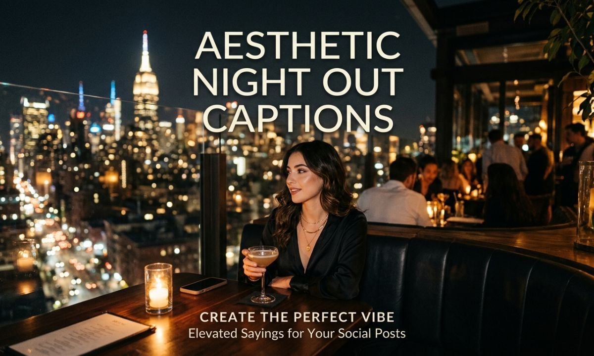 Aesthetic Night Out Captions