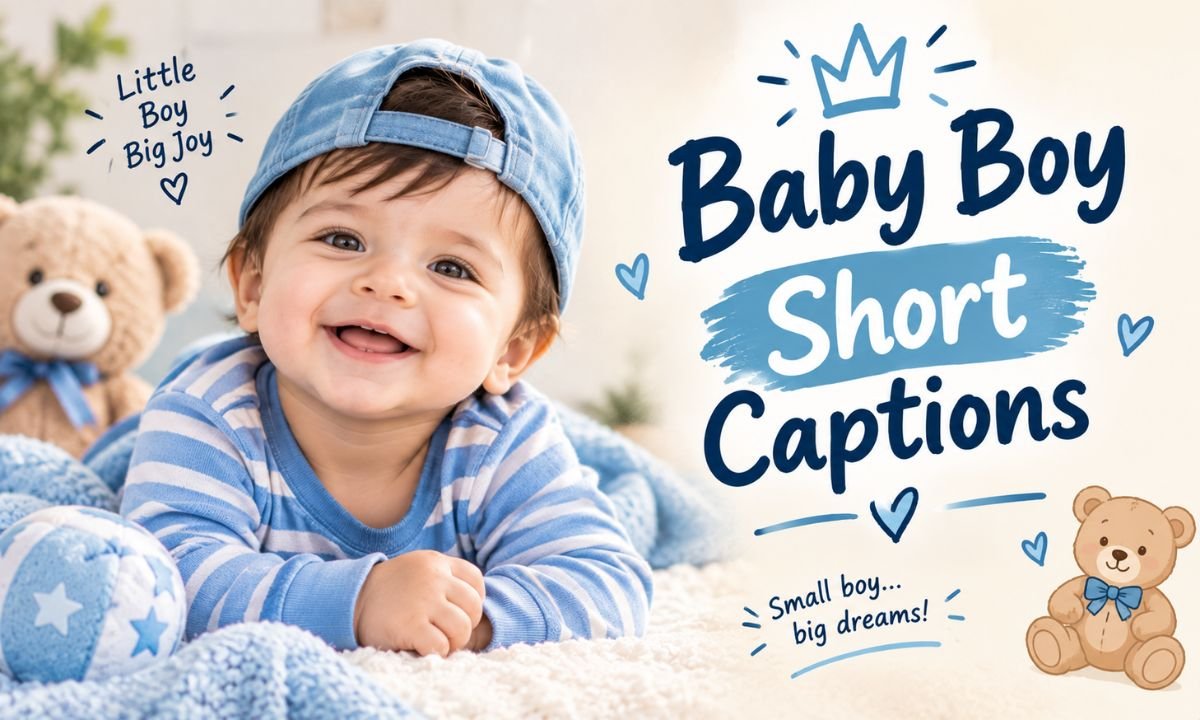 Baby Boy Short Captions