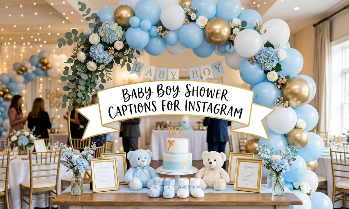 Baby Boy Shower Captions for Instagram 