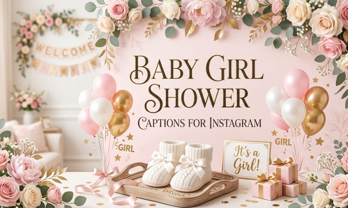 Baby Girl Shower Captions for Instagram