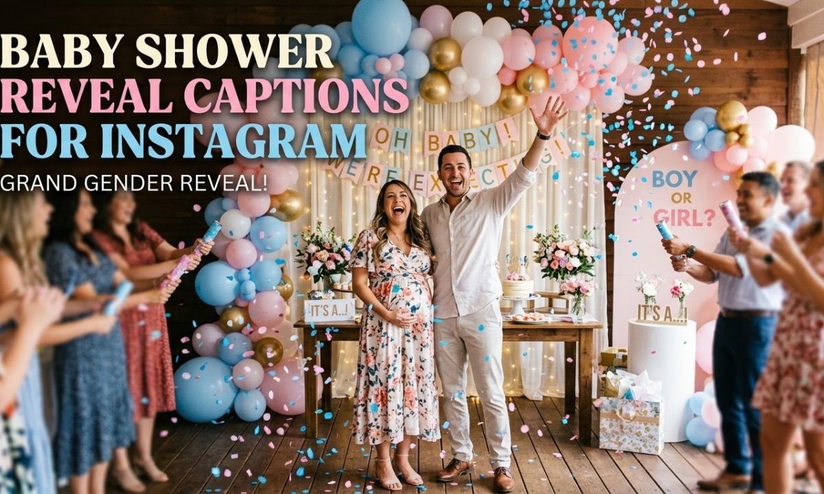 Baby Shower Reveal Captions for Instagram