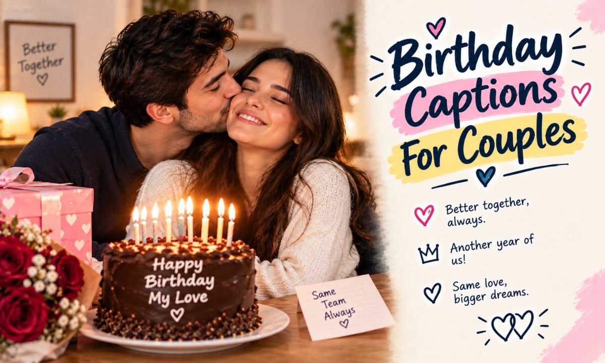 Birthday Captions For Couples