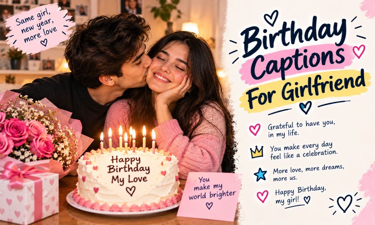 Birthday Captions For Girlfriend