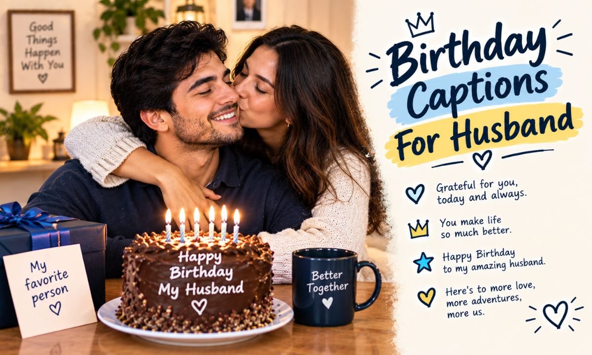 Birthday Captions For Husband