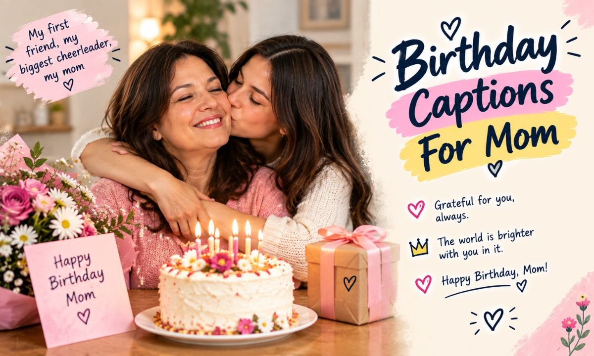Birthday Captions For Mom