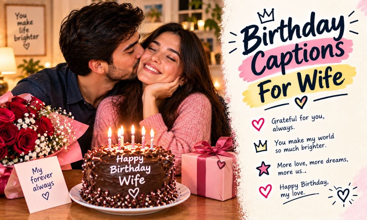 Birthday Captions For Wife