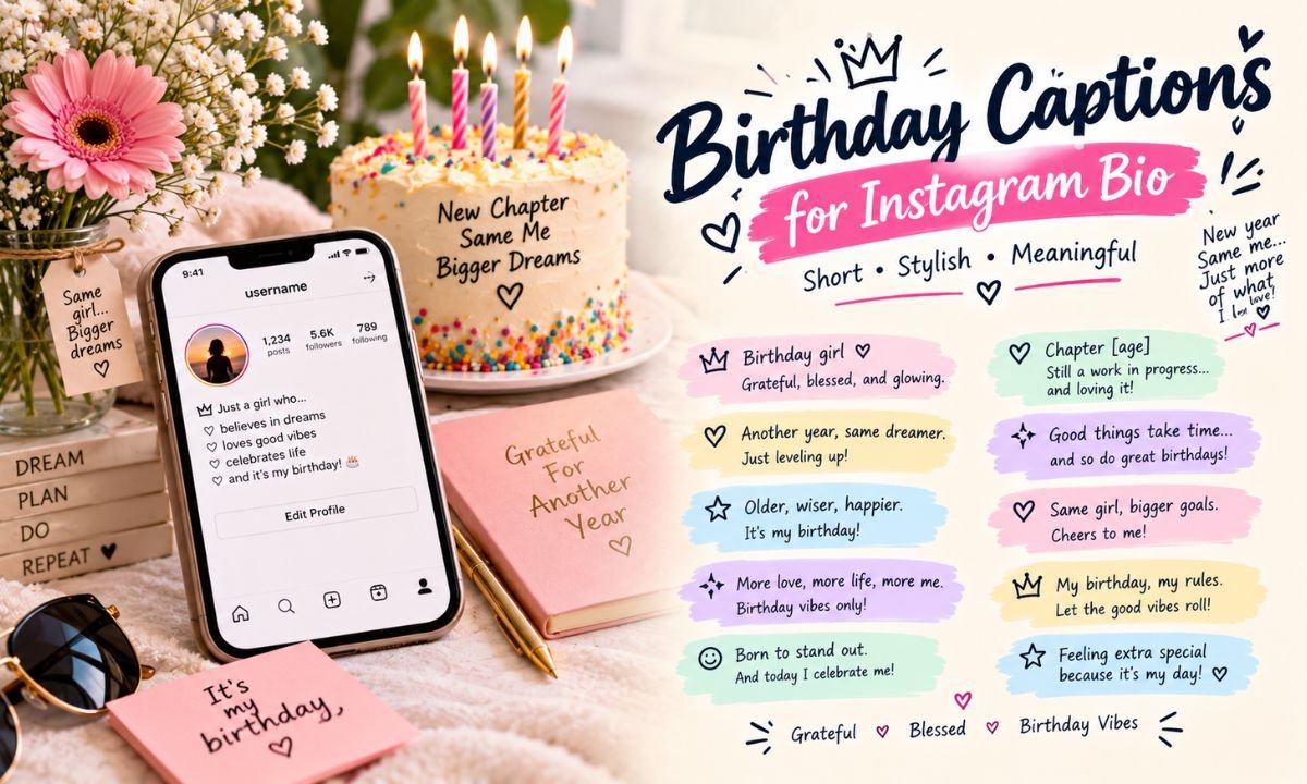 Birthday Captions for Instagram Bio