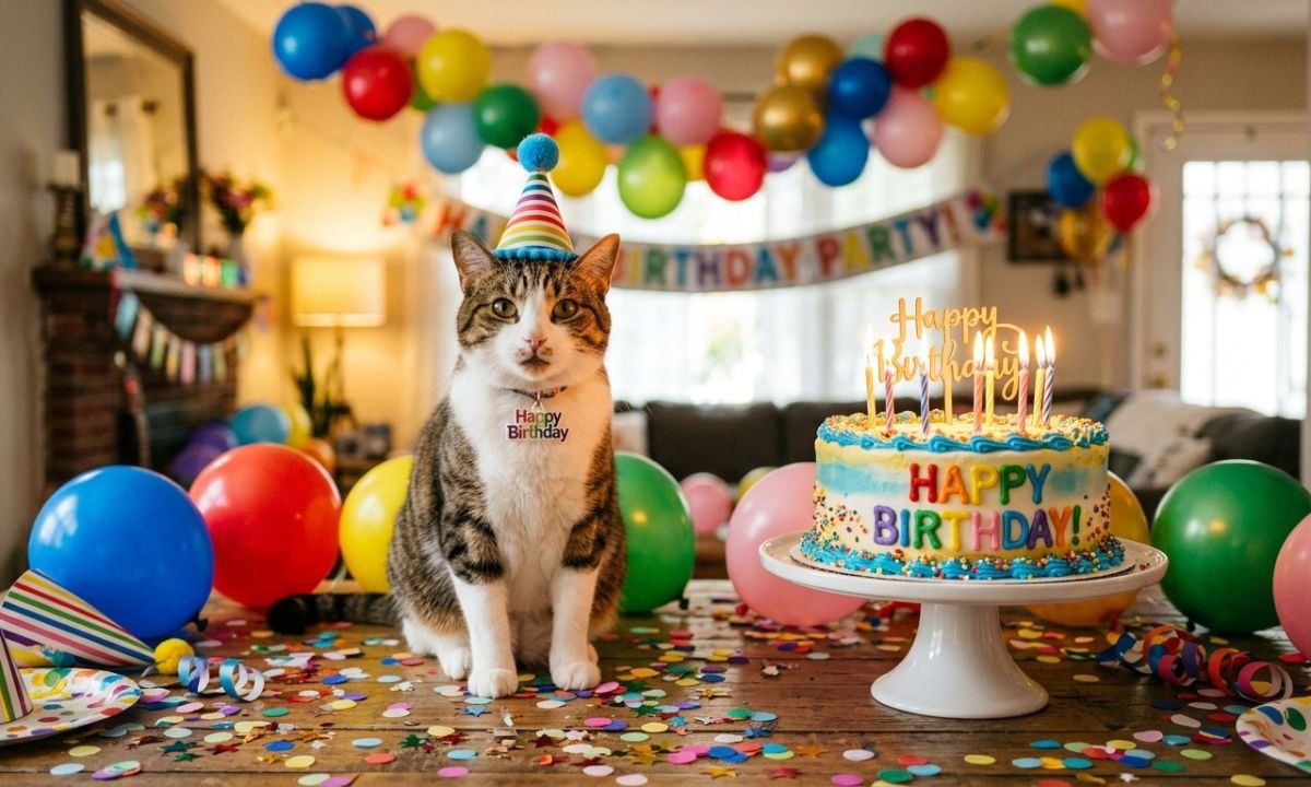 Birthday Cat Captions