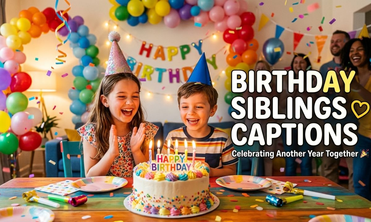 Birthday Siblings Captions