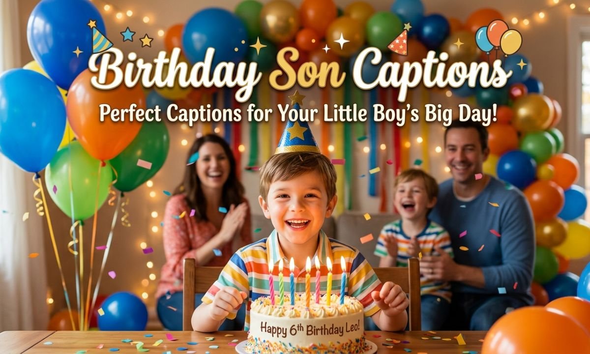 Birthday Son Captions