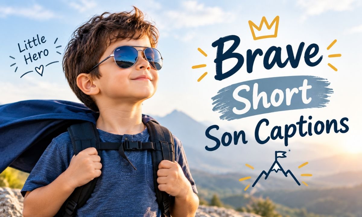 Brave Short Son Captions