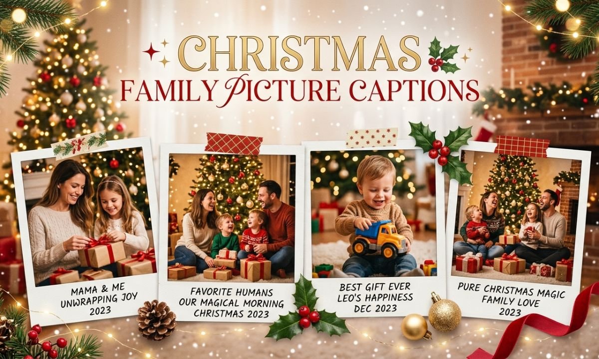Christmas Family Picture Captions For Instagram