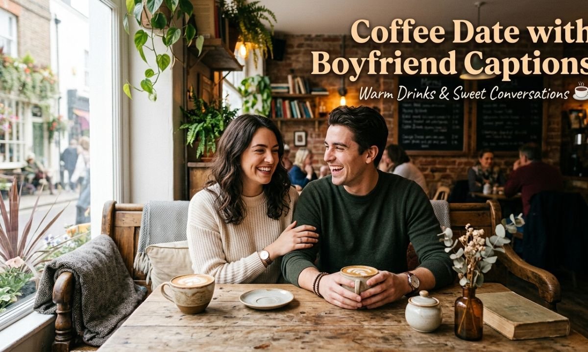 Coffee Date with Boyfriend Captions