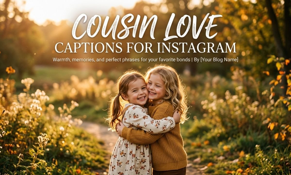 Cousin Love Captions for Instagram