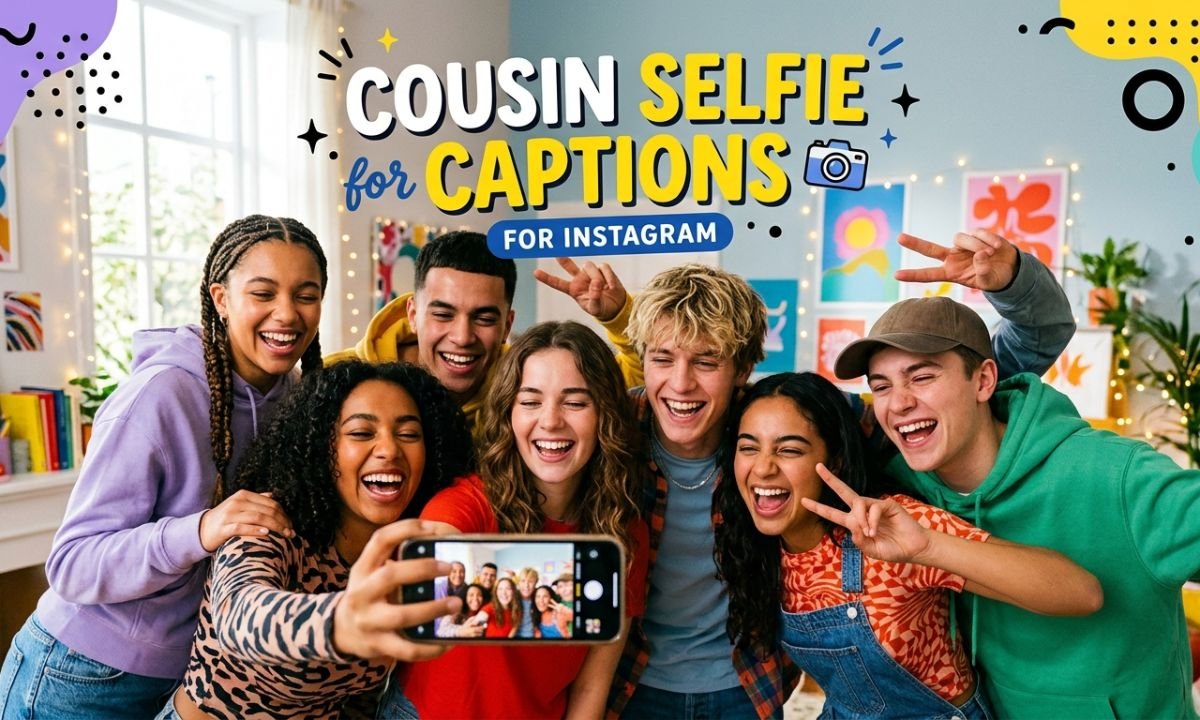Cousin Selfie Captions for Instagram