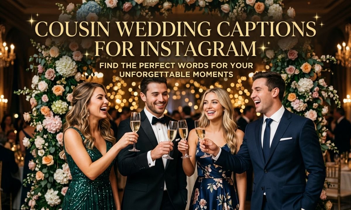 Cousin Wedding Captions for Instagram