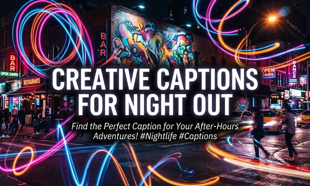 Creative Captions for Night Out