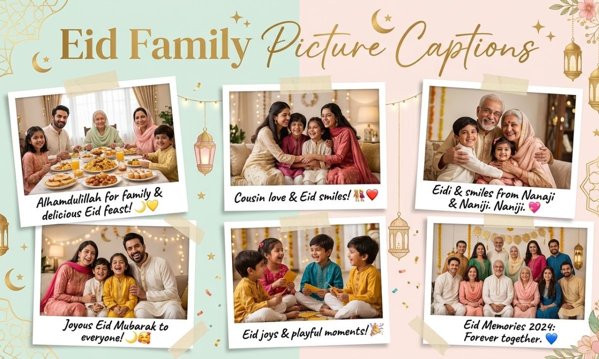 Eid Family Picture Captions For Instagram