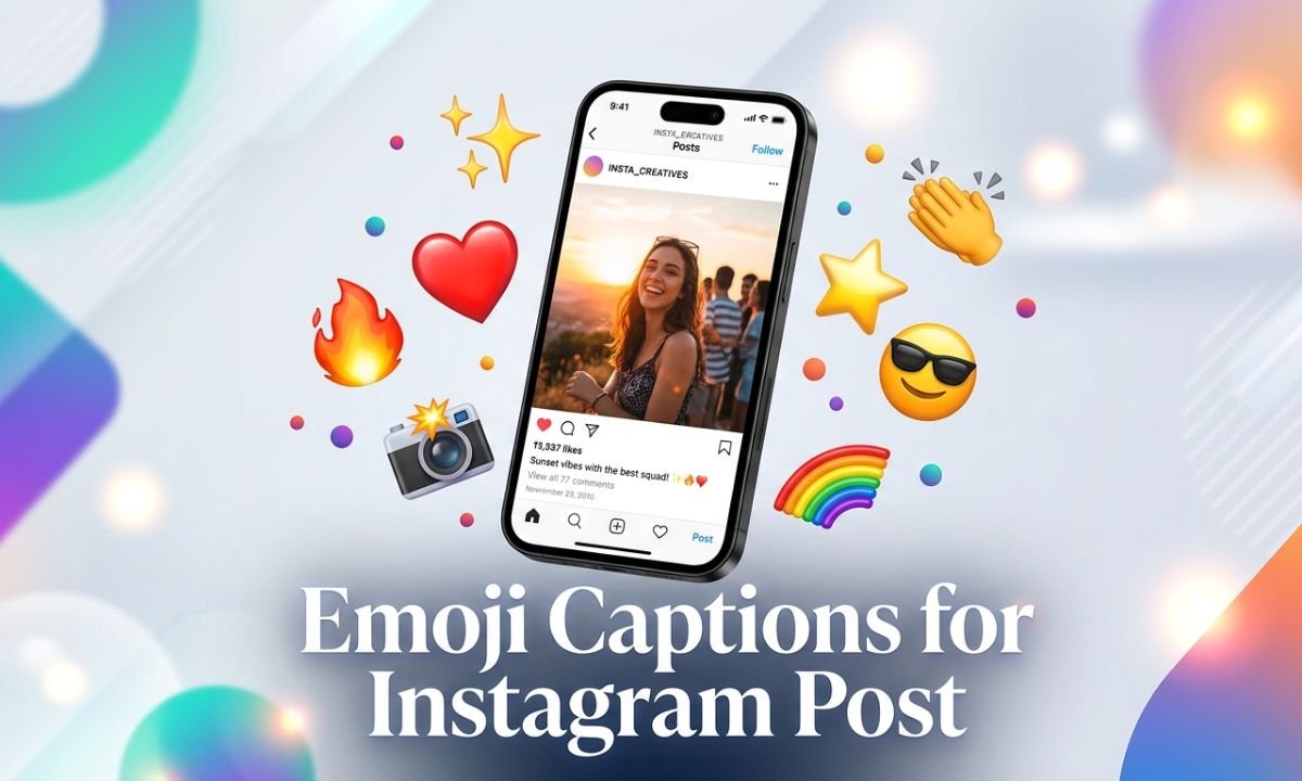 Emoji Captions for Instagram Post