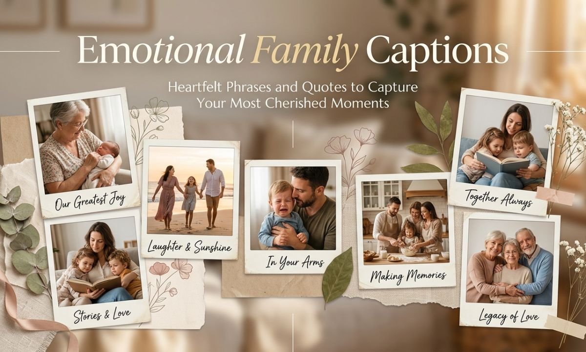 Emotional Family Captions