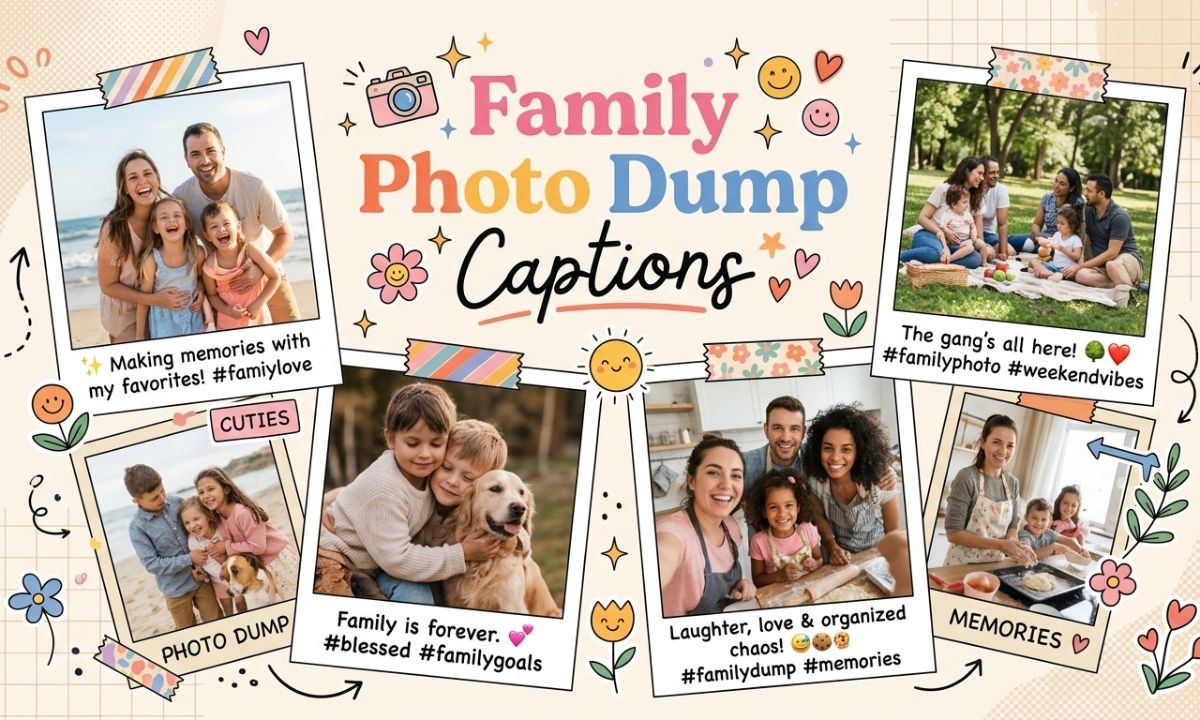 Family Photo Dump Captions