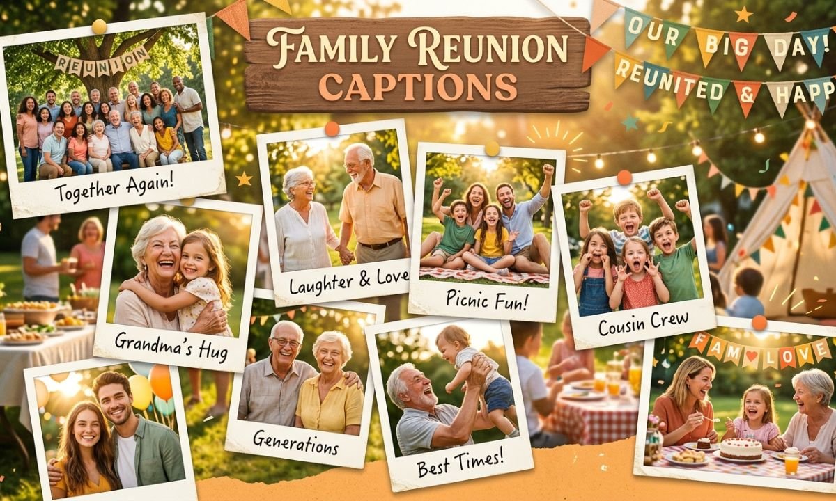 Family Reunion Captions for Instagram
