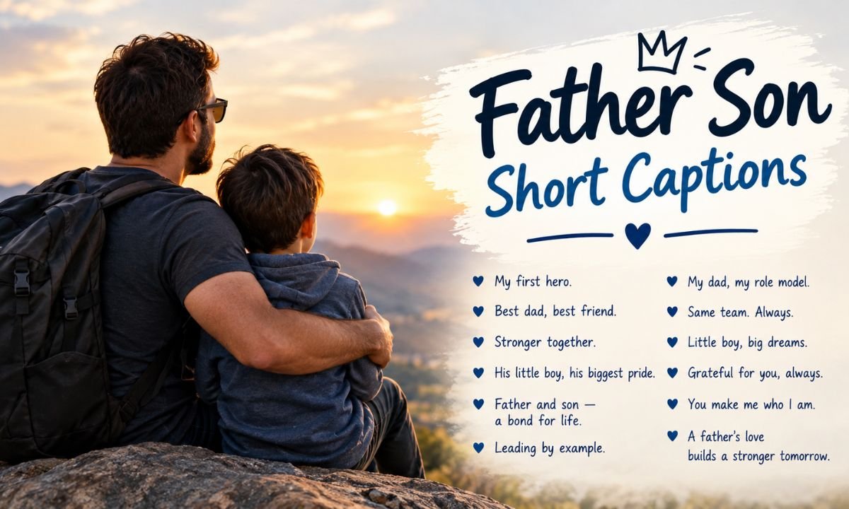 Father Son Short Captions