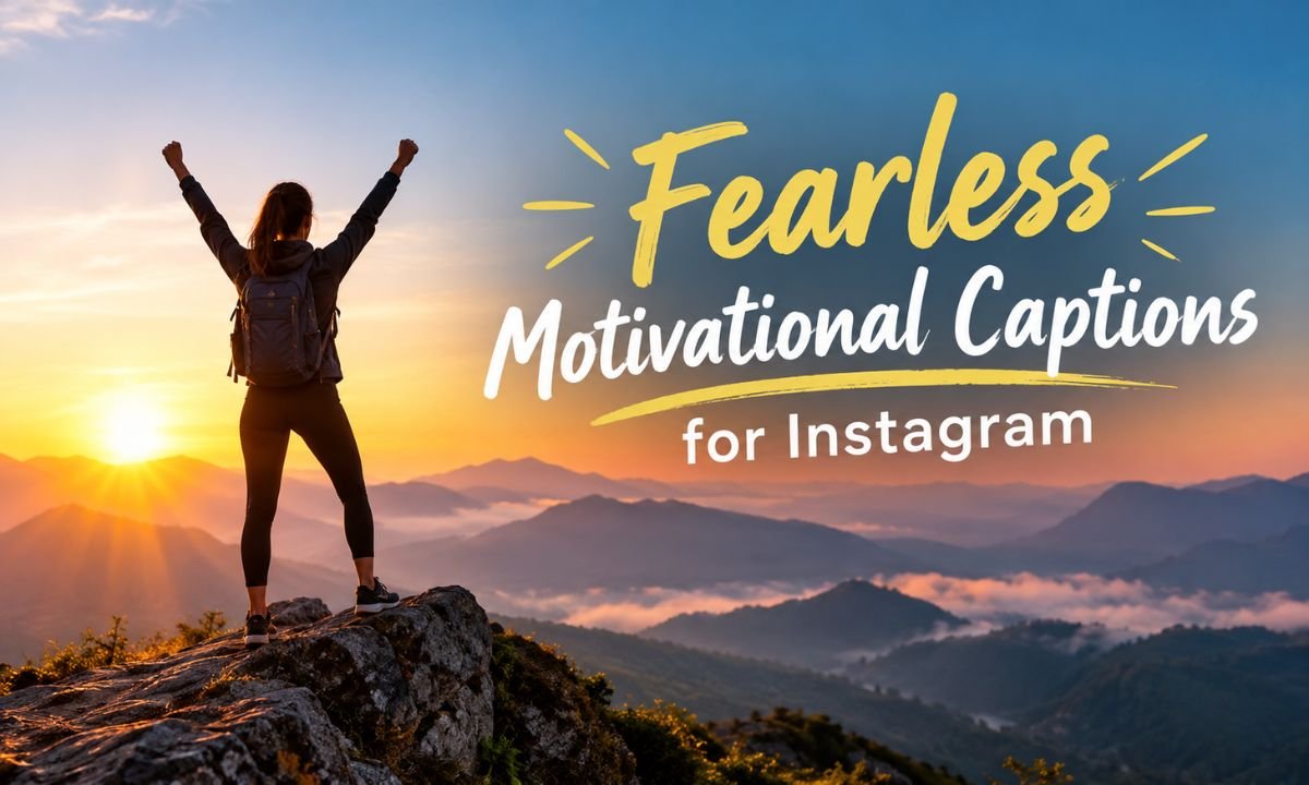 Fearless Motivational Captions for Instagram Fearless Motivational Captions for Instagram