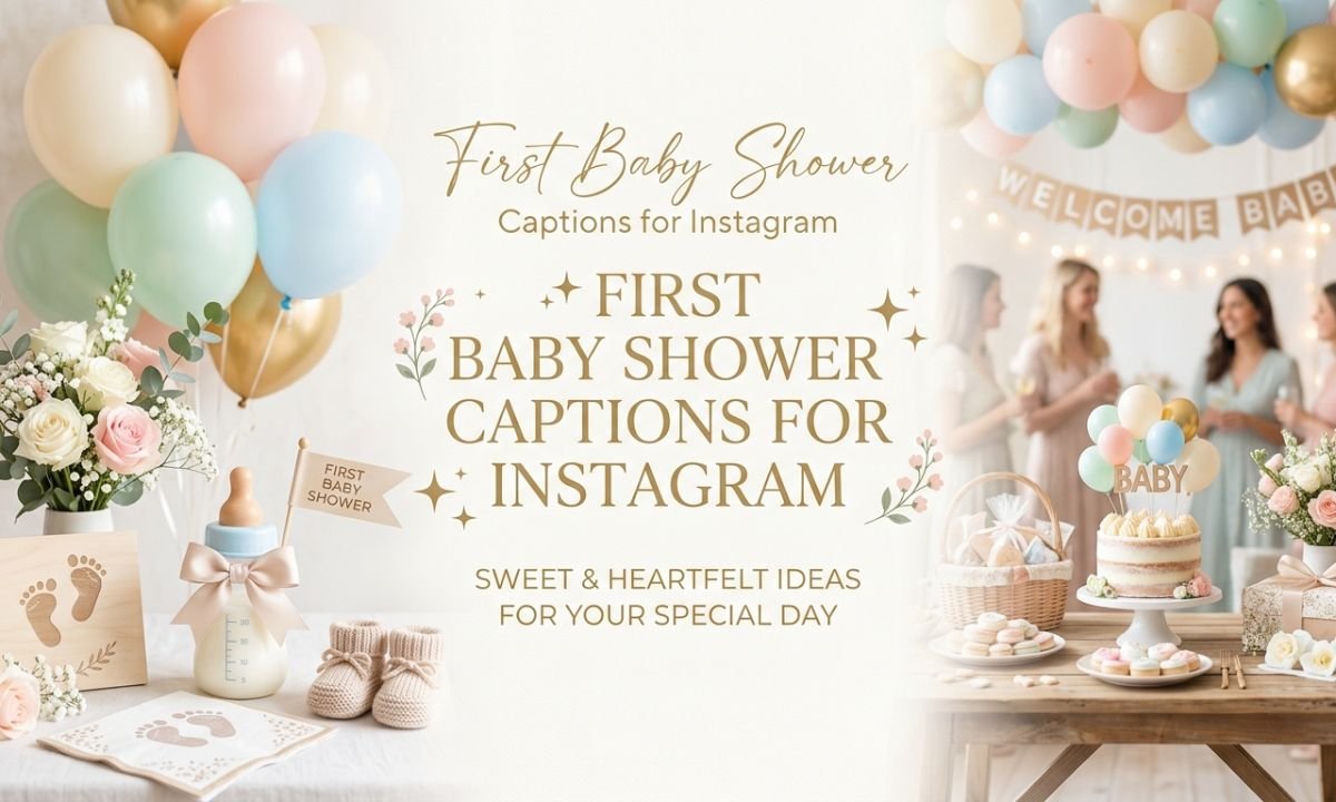 First Baby Shower Captions for Instagram