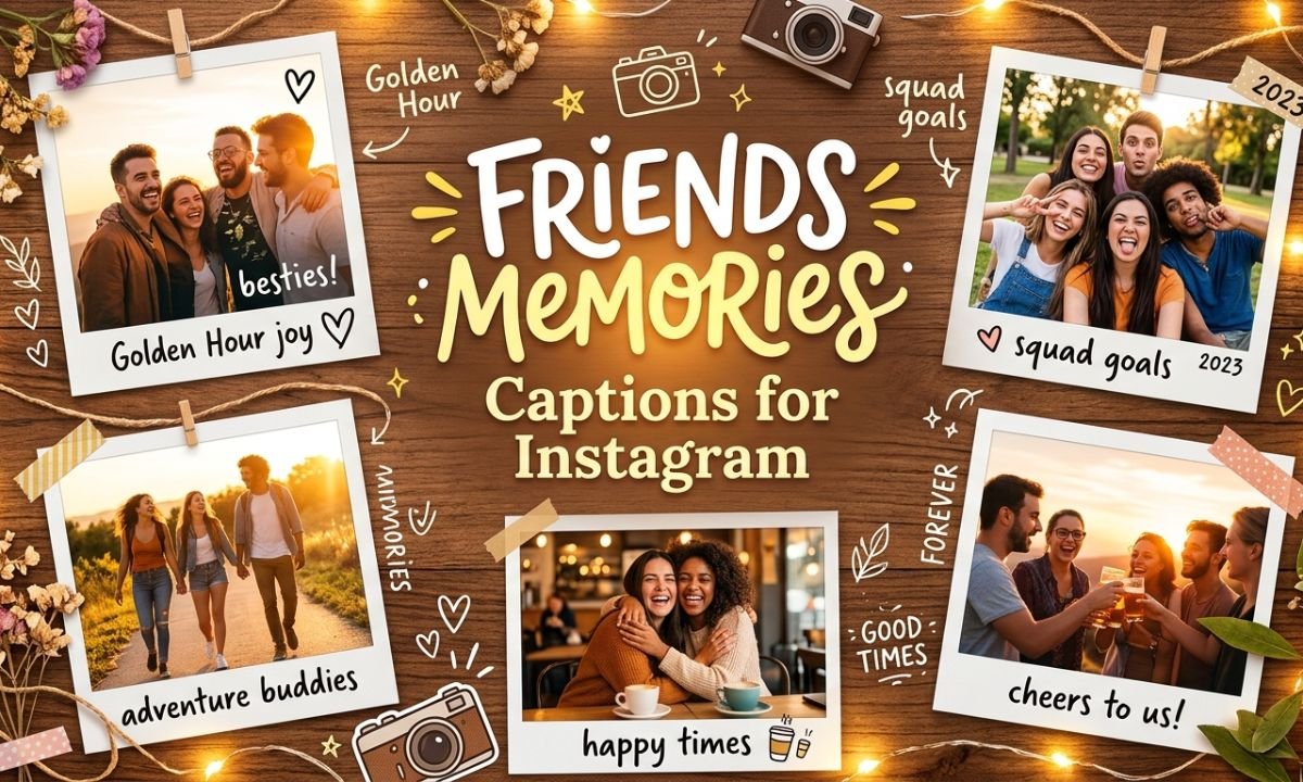 Friends Memories Captions for Instagram