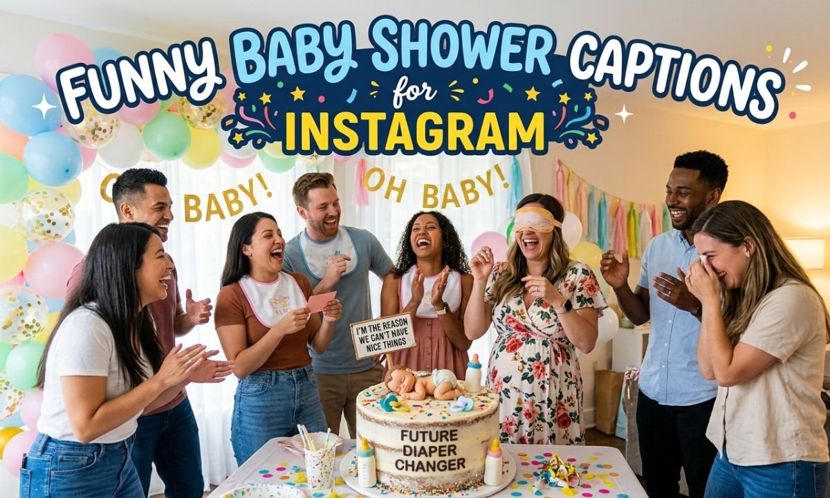 Funny Baby Shower Captions for Instagram