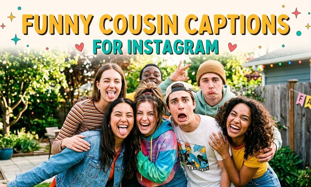 Funny Cousin Captions for Instagram